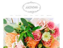 Tablet Screenshot of isaroseflowers.com